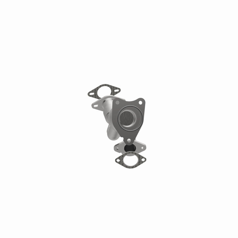 MagnaFlow 5561182 carb direct-fit catalytic converter, opposite side view of the turntable spin
