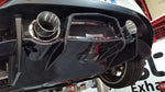 Alfa Romeo 4C rear with Capristo exhaust and carbon diffuser