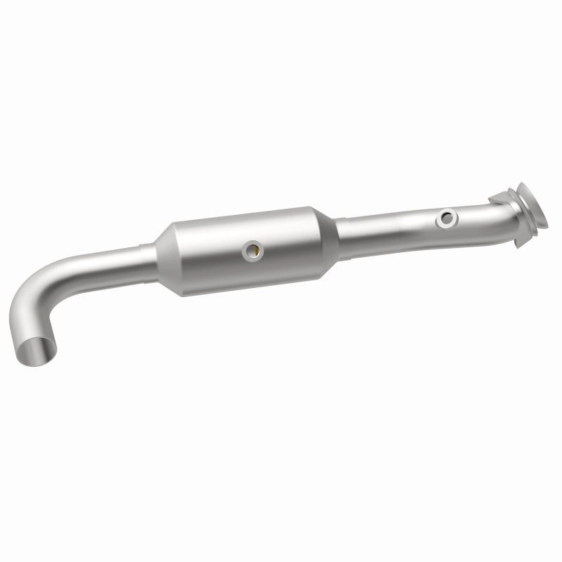 MagnaFlow 5551466 carb direct-fit catalytic converter, opposite side view of the turntable spin