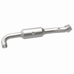 MagnaFlow 5551466 carb direct-fit catalytic converter, opposite side view of the turntable spin