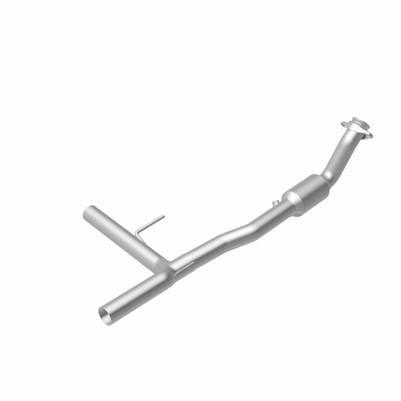MagnaFlow 4651154 carb direct-fit catalytic converter, rear view of the turntable spin