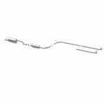 BRExhaust 106-0719 direct-fit exhaust kit, opposite rear three-quarter view of the turntable spin