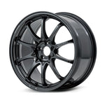RAYS manufacturer illustration of CE28N-plus in Diamond Dark Gunmetal for 18x9.5 5x114.3 +38 mm listing; wheel on white background