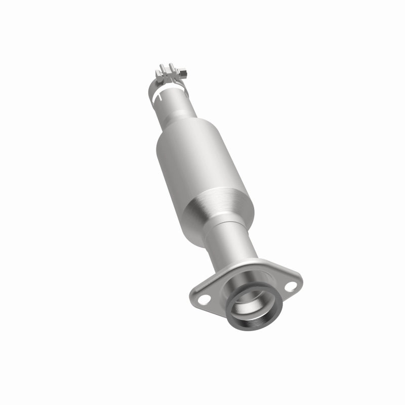 MagnaFlow 5592518 carb direct-fit catalytic converter, opposite side view of the turntable spin