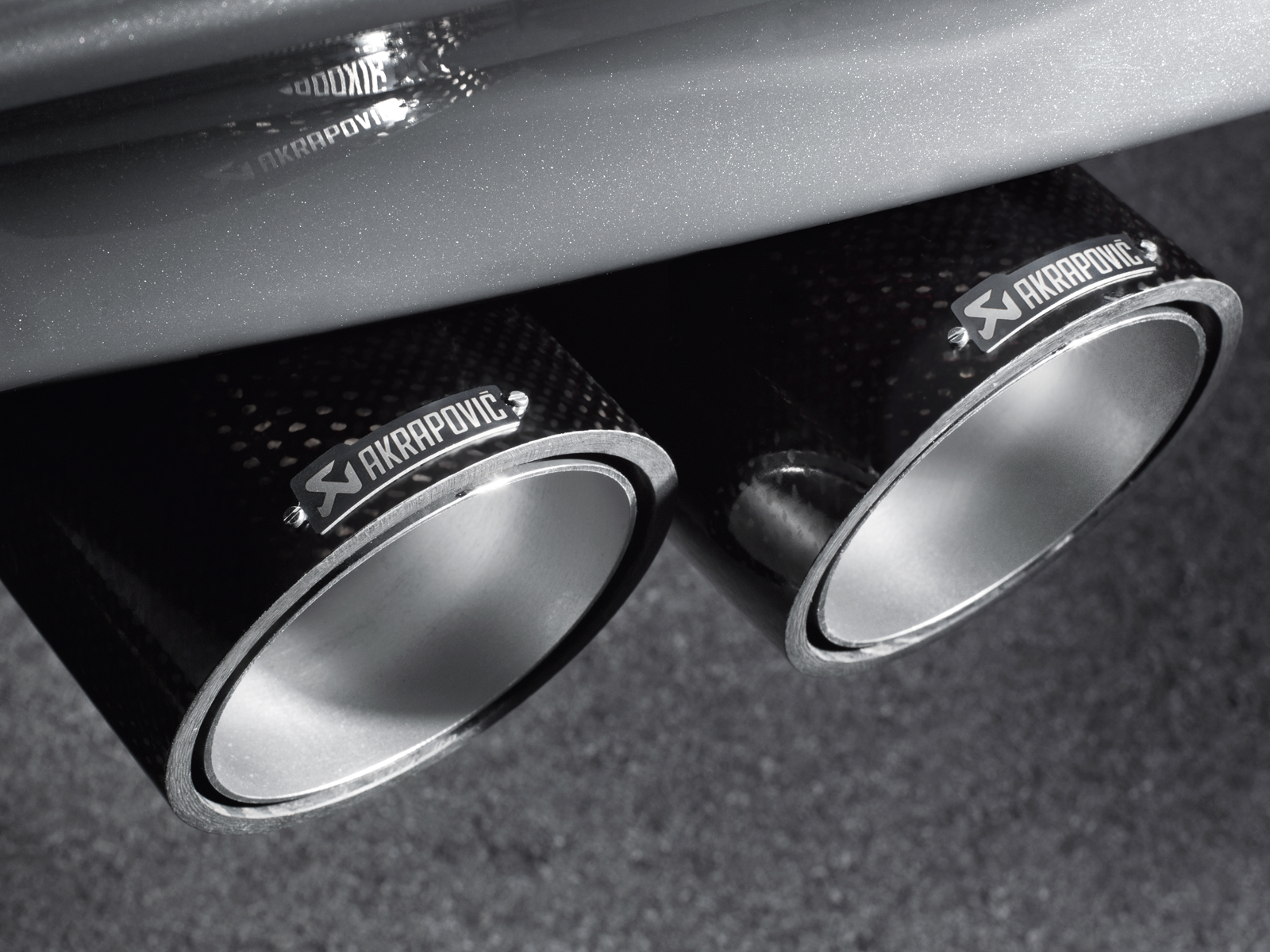 Akrapovic BMW 1 Series M Coupe (E82) Evolution Line Cat Back (Titanium) ME-BM/T/3 for BMW 1 Series M Coupe E82 2011-2012, detail view
