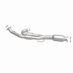 MagnaFlow 5421710 carb direct-fit catalytic converter, side view of the turntable spin