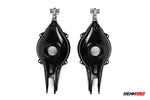 Pair of black adjustable rear lower control arms - Adjustable Rear Lower Control Arm for the 1992-1999 S-Class