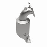 MagnaFlow 5551160 carb manifold converter, opposite side view of the turntable spin