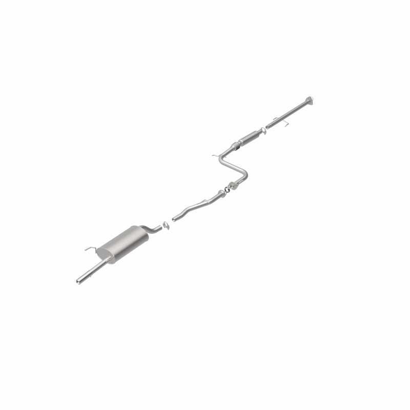 BRExhaust 106-0141 direct-fit exhaust kit, rear view of the turntable spin
