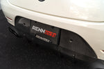 C257 bumperette delete fitted below the plate - Carbon Bumperette Delete for the 2019-2023 CLS-Class