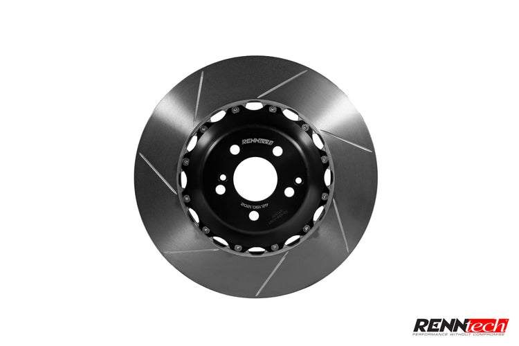 A top view of RENNtech Performance Brake Upgrade for for Mercedes-Benz C63S AMG 2016-2023 with white background