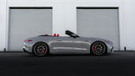 Silver AMG SL car lowered on RennTech coil-over suspension, front quarter - Coilover Suspension for the 2022-2026 SL 55 / SL 63 AMG