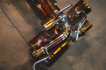 Titanium exhaust Ferrari 458 Speciale: outlet valve body