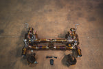 Titanium exhaust Ferrari 458 Speciale: rear section angled