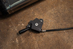 Valvetronic Designs Motorcycle Valved Muffler manufacturer gallery: black control lever and cable