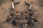 Valvetronic Designs Titanium Valved Exhaust Ferrari F8 product assembly