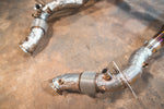 Ferrari F8 catted downpipes