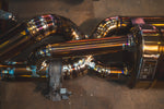 Titanium exhaust Lotus Emira V6: valve on rear tubing