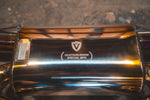 Titanium exhaust AMG GLC 63: muffler logo