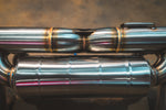 Valvetronic Designs Exhaust Lamborghini Gallardo LP manufacturer gallery: long cylindrical housing beneath the center tubes