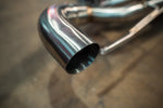 Stainless exhaust BMW X5/X6 40i: rear outlet opening