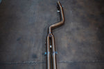 Stainless exhaust BMW X7 40i: long center pipe