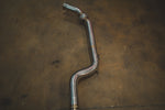 Stainless exhaust AMG GT 43: long center pipe