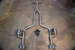 Stainless exhaust Dodge Hellcat: stainless system and controller