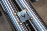 Stainless exhaust Dodge Hellcat: logo bridge