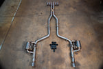 Stainless exhaust Dodge Hellcat: complete stainless system