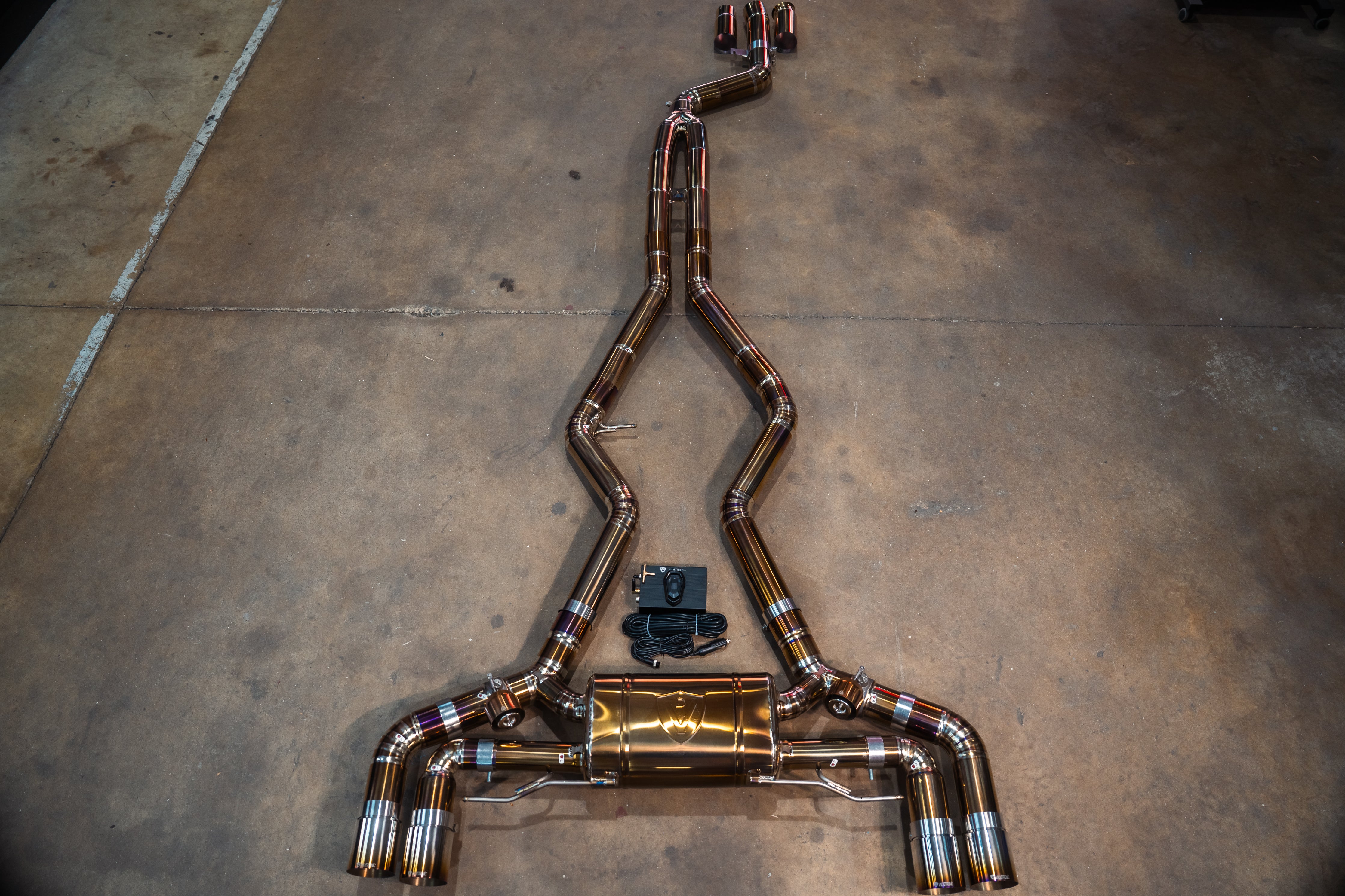 Valvetronic Designs Titanium Exhaust BMW M340i / M440i product assembly