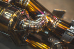 Valvetronic Designs Rear Exhaust Porsche 718 GT4 RS manufacturer gallery: rear crossover bend and adjoining muffler tube