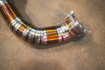 Valvetronic Designs Rear Exhaust Porsche 718 GT4 RS manufacturer gallery: separate curved pipe section with two flanged ends
