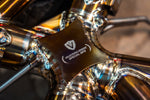 Titanium F1 exhaust McLaren 765LT: central logo bridge