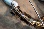 Titanium F1 exhaust McLaren 765LT: flexible rear pipe