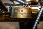 Titanium F1 exhaust McLaren 765LT: serial plaque