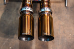 Titanium F1 exhaust McLaren 750S: twin outlet tips