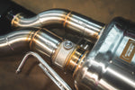 Valvetronic Designs Valved Exhaust AMG CLS63 W218 manufacturer gallery: valve housing, hanger and rear muffler junction
