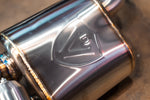 Valvetronic Designs Valved Exhaust Lexus RC F manufacturer gallery: embossed shield on the rear muffler shell
