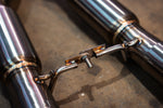 Stainless exhaust Nissan Z: pipe mounting rods