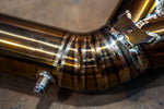 Titanium exhaust BMW G42 M240i: titanium pipe junction