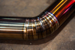 Titanium exhaust BMW G42 M240i: curved welds
