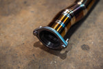 Valvetronic Designs Valved Exhaust Subaru WRX FA20 manufacturer gallery: round blue-toned front flange and curved connection