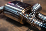 Stainless exhaust WRX FA20: rear pipe and valve