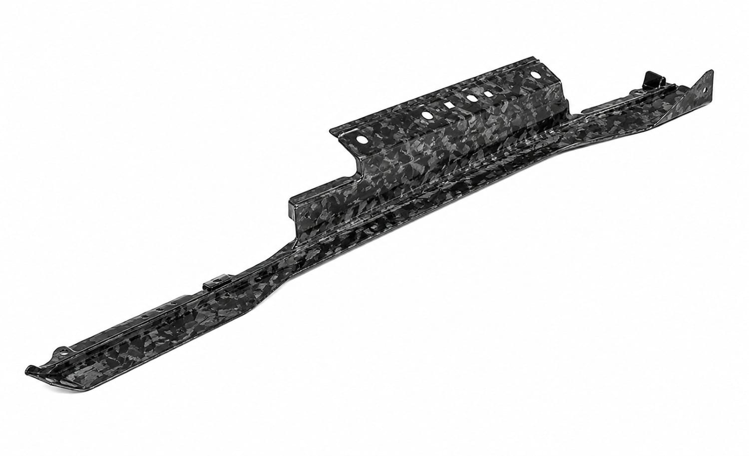 Forged carbon Ferrari 812 side skirt, studio render