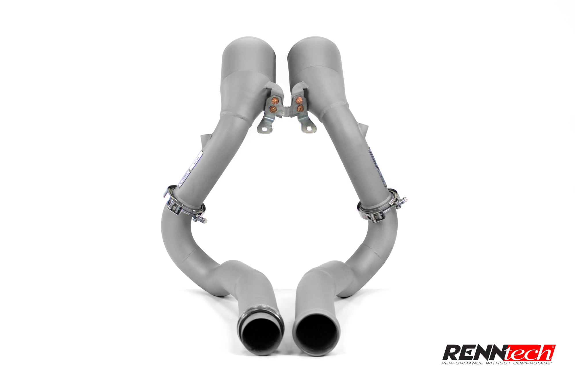 AMG GT Black Series downpipes from the outlet end - Downpipes for the 2021 AMG GT Black Series