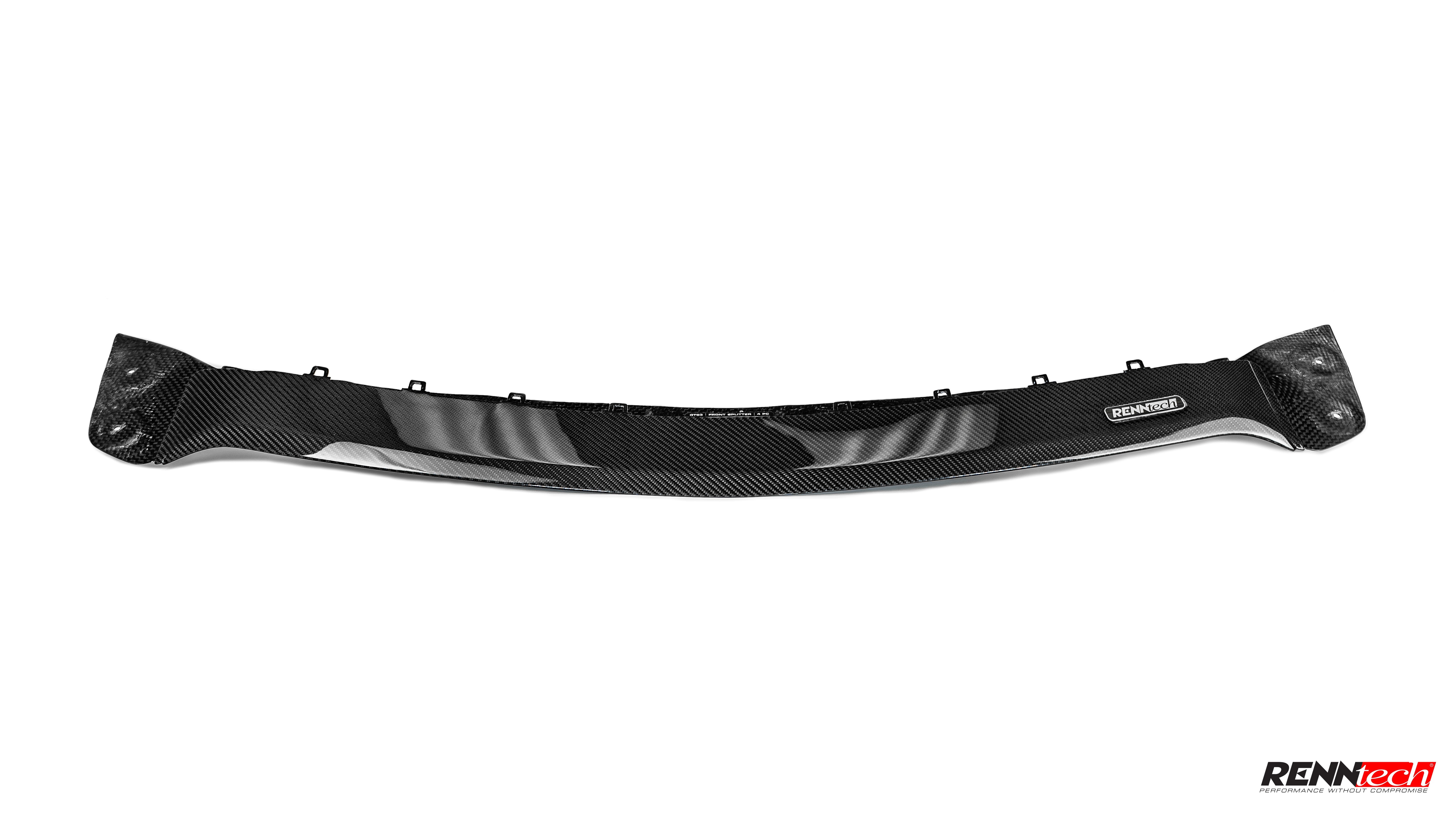 X290 front splitter centre section close up - Carbon Fiber Front Splitter for the 2019-2026 AMG GT 63 4-Door Coupe