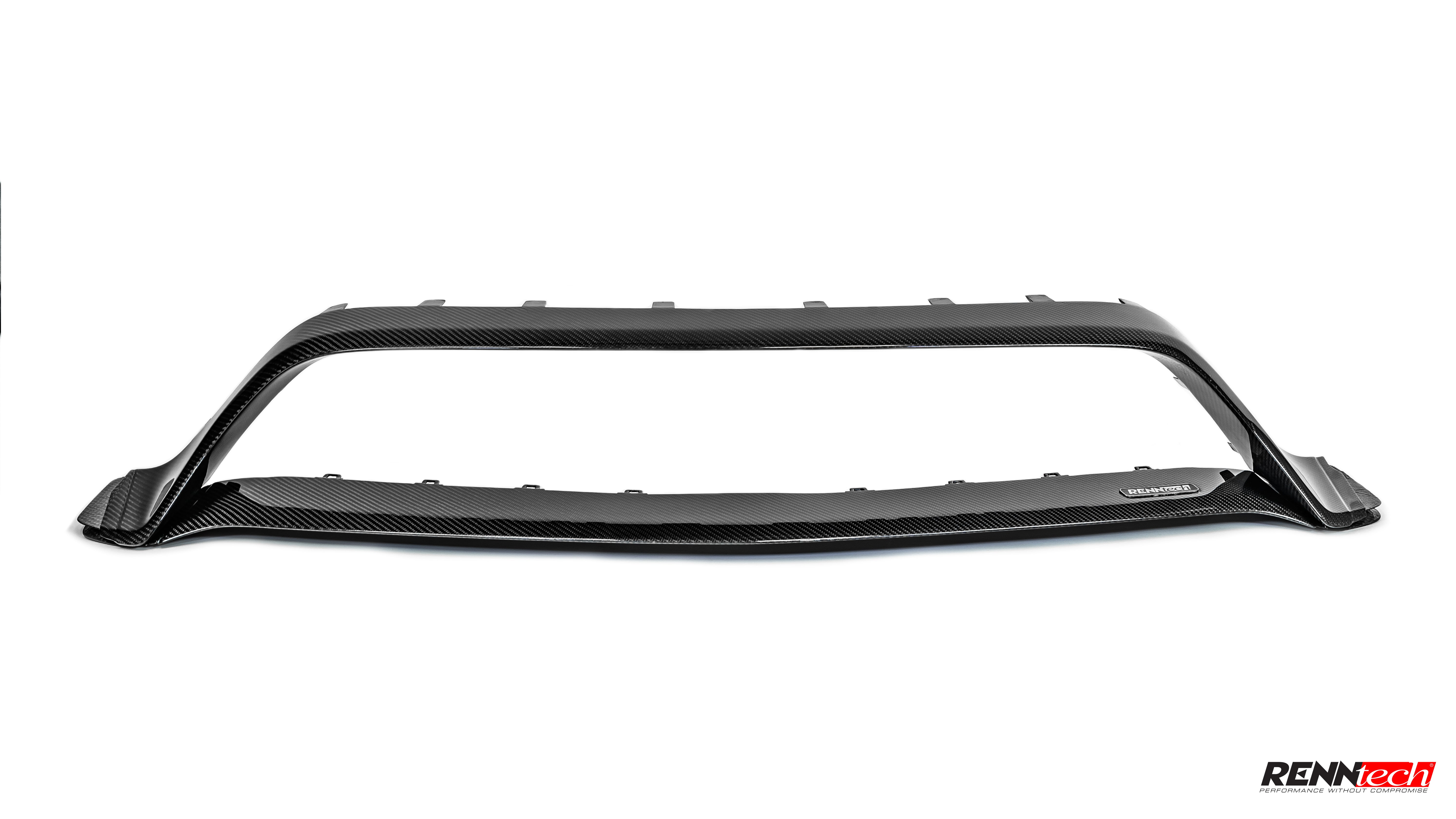 X290 front splitter seen from below - Carbon Fiber Front Splitter for the 2019-2026 AMG GT 63 4-Door Coupe