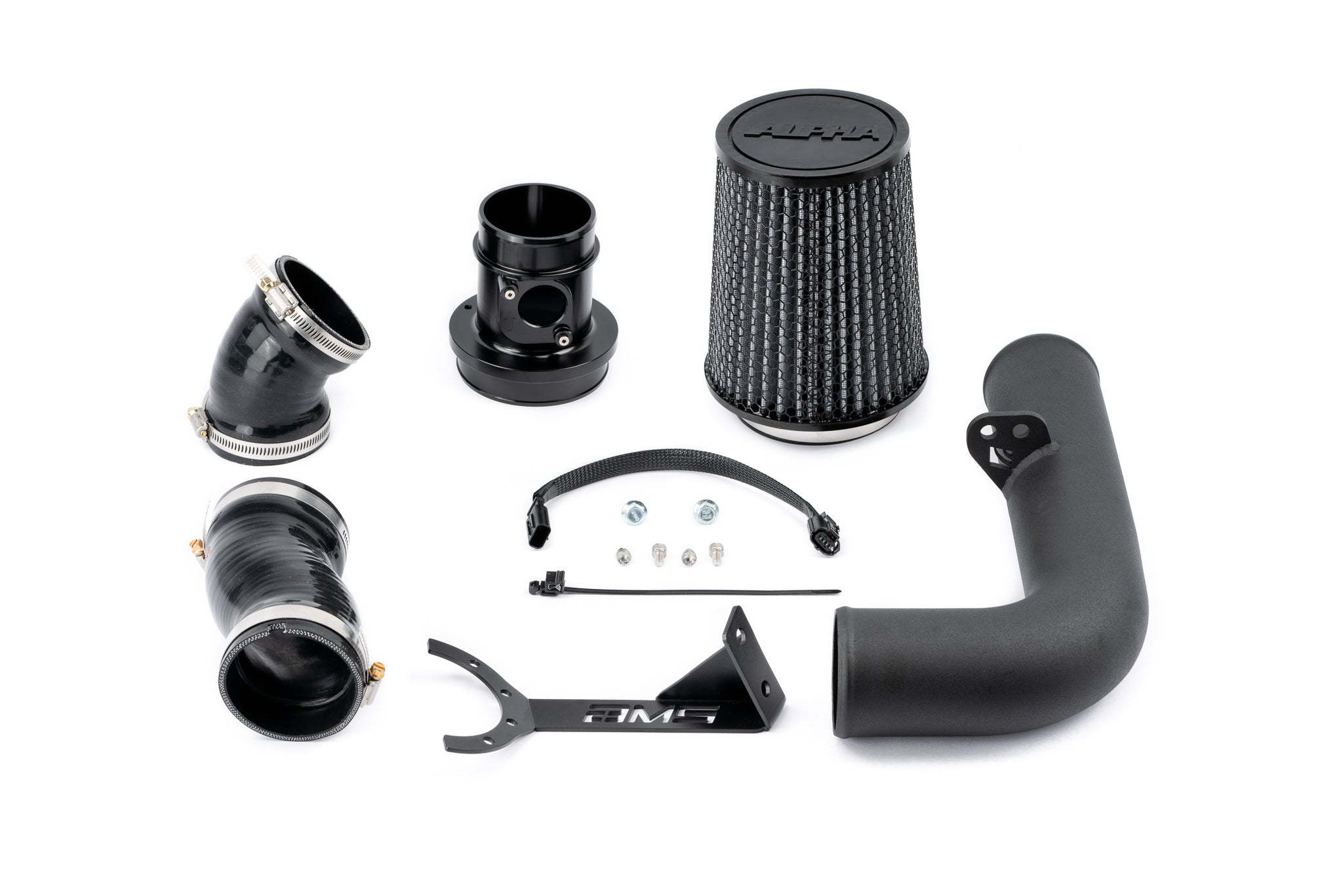 AMS air intake (no duct or airbox) for the 2022+ Subaru WRX, side view