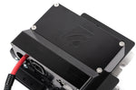 Billet aluminum housing of the AMS R8 triple pump Power Distribution Module